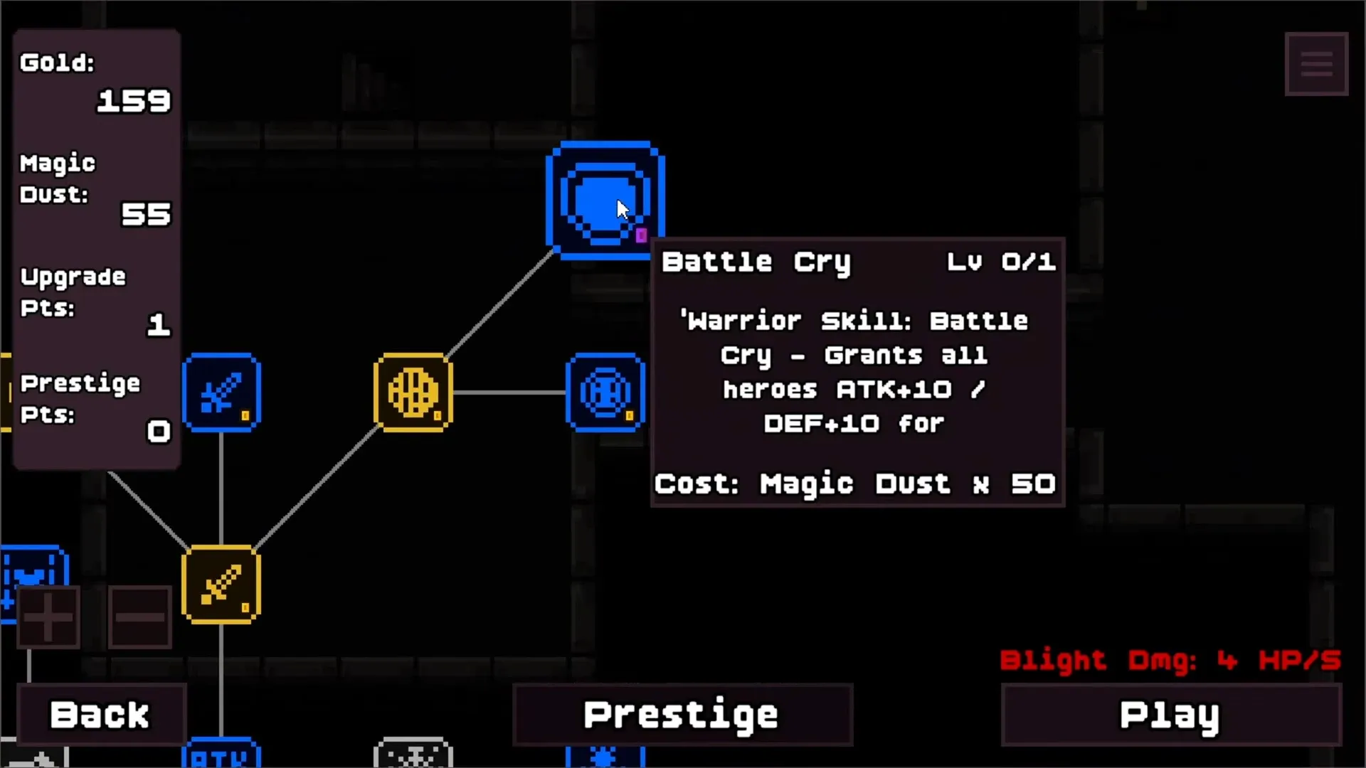 Keep Battle Cry for the boss attempt