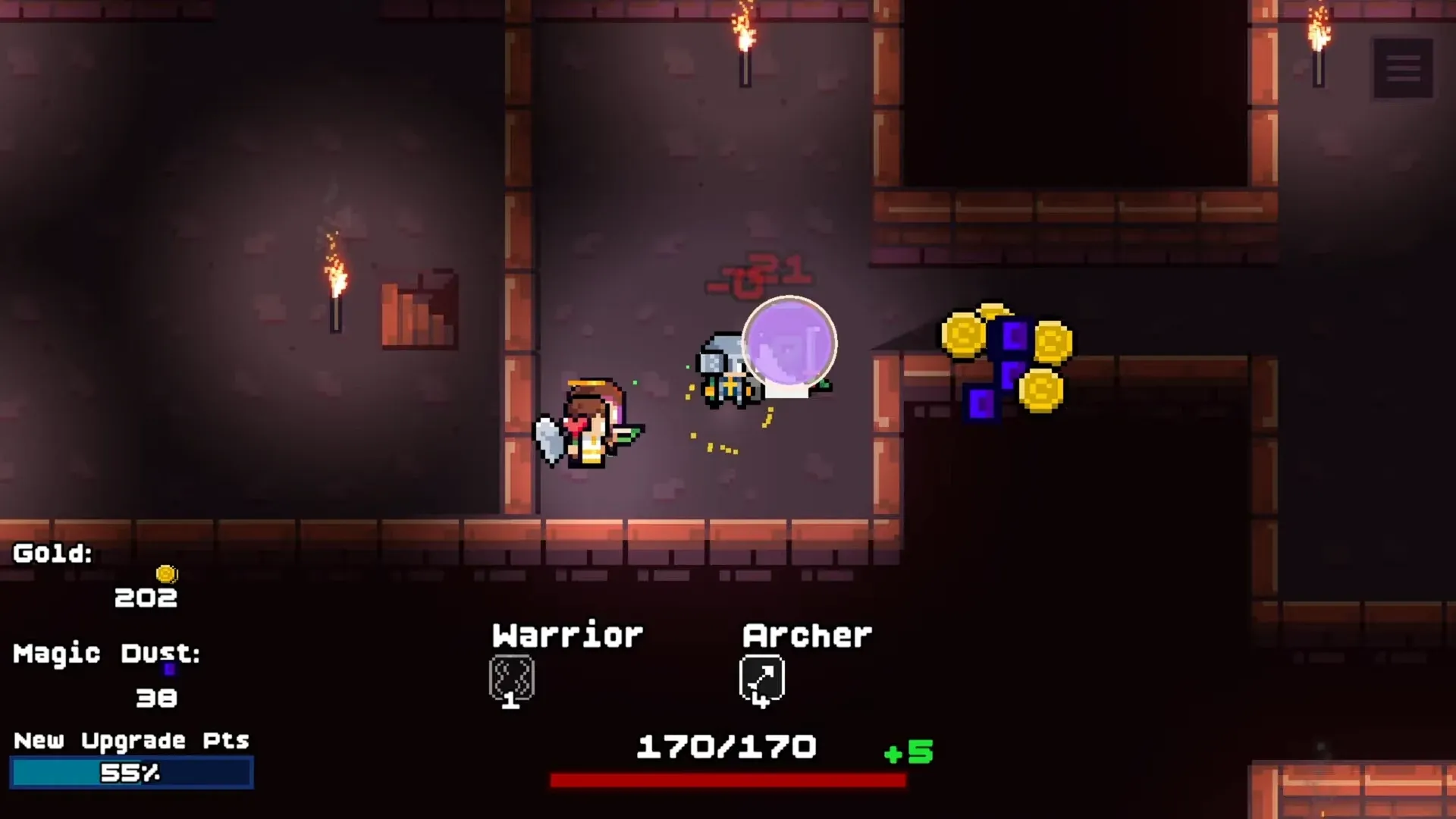 Check the Archer skill button
